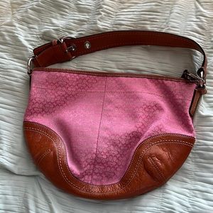 Pink Signature Y2K Coach Bag